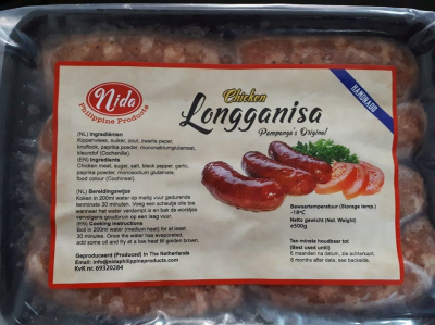 Chicken Longganisa Orig. 500gr Nida